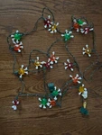 Vtg M&ms Happy Holiday Christmas 20 String Set Works Great. Fixed Price $26.99.