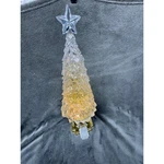 Raz Imports Light Up Crystal Christmas Tree Star Gold Base Tabletop Decor. Fixed Price $19.99.