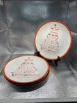 Nola Tawk Christmas Dessert/salad Plates 12 Days Of Louisiana Set 4 7/8. Fixed Price $25.99.