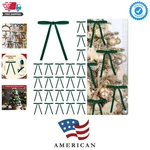 24 Pcs Green Velvet Bows For Christmas Tree, Elegant Dark Christ.... Fixed Price $23.99.