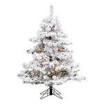 Vickerman 54" Alaskan Artificial Christmas Tree With Led Lights In White. Fixed Price $339.35.