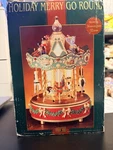 1997 Maisto Holiday Merry Go Round Animated Musical Christmas Carousel. Fixed Price $80.00.