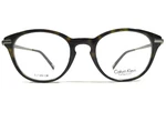 Calvin Klein CK7121 214 Eyeglasses Frames Brown Tortoise Silver Round 49-20-145. Fixed Price $58.79.