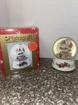 Pfaltzgraff Christmas Heritage Santa Claus Musical Double Snow Globe 047-525-00. Fixed Price $19.50.