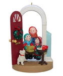 Hallmark Ornament: 2003 Caroling At The Door QXG8819. Fixed Price $20.89.