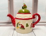 Debbie Mumm Holiday Teapot Snow Family Joann Fabrics 2007 Christmas Iob New. Fixed Price $24.44.