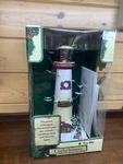 Mr. Christmas Vintage Lighthouse North Wood Cabin Lodge Elk Lights Sound Motion. Fixed Price $79.95.