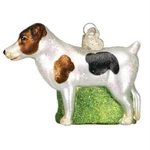 Old World Christmas Jack Russel Terrier Glass Tree Ornament Free Box 12218. Fixed Price $19.89.