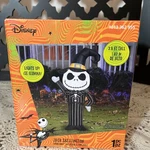 Gemmy Disney Nightmare Jack Skellington Airblown Inflatable - 3.5 Ft Tall. Fixed Price $29.95.