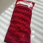 Christmas Tree Skirt Velvet Silver Sequence Red Quilted 48 Holiday Time T9 New. Fixed Price $19.90.