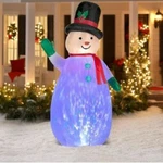 Holiday Airblown Kaleidoscope Snowman Christmas Outdoor Inflatable Led 7.5 Ft. Fixed Price $123.95.
