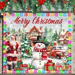 Fuweave 7X8 Christmas Garage Door Banner Cover Ft, Merry. Fixed Price $41.58.