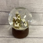 Threshold Musical Water Snow Globe Village Deck The Halls Euc! Christmas!!!. Fixed Price $14.99.