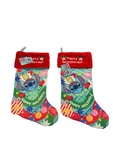 Lilo Stockings Set Of 2 Merry Stitchmas 19 Ruz Embroidered Happy Holiday. Fixed Price $17.49.