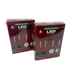 Enchanted Forest Led Icicle Lights Battery Operated Timer Holiday Decor Set Of 2. Fixed Price $16.99.