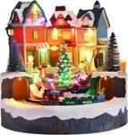 Animated 9" Christmas Village Train Set With Music & Lights For Holiday Decor. Fixed Price $66.99.