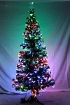 Artificial 6FT Pre-lit Fiber Optic Christmas Tree With Stand. Fixed Price $129.00.