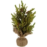 Northlight Mini Pine Berries Artificial Christmas Tree Burlap Base - 12" Unlit. Fixed Price $15.99.