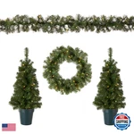 National Tree Company Pre-lit Evergreen Collection Artificial Christmas. Fixed Price $172.78.