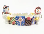 Fitz & Floyd Candy Snack Dish Snowmen Christmas Holiday Themed. Fixed Price $28.49.