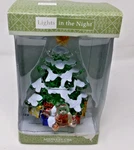 Nib Midwest Cbk Acrylic Christmas Tree W/gifts Night Light 6". Fixed Price $8.95.