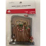 Celebrate It Merry Minis Elf Door Christmas Miniature Brown New Wreath Cardinal. Fixed Price $10.66.