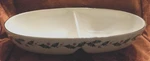 Lenox Holiday Christmas Divided Oval Bowl 13 Inches. Fixed Price $32.50.