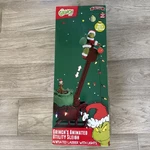Grinch 35 Animated Utility Sleigh Christmas Decoration Climbs Ladder Led Light. Fixed Price $119.99.