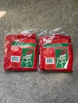 Lot Of 2 Santa Hat Felt Dining Chair Cover Christmas House Holiday Decorations. Fixed Price $9.99.