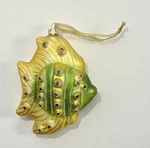 Angel Fish Christmas Ornament Colorful Glass Tropical Ocean Sea Life Coastal. Fixed Price $16.99.