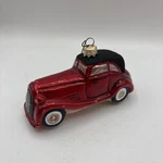 Kurt Adler Polonaise Old Car 1 Red Roadster Glass Christmas Ornament. Fixed Price $12.99.
