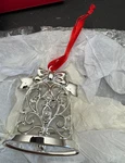 Lenox #851309 Sparkle And Scroll Multi Crystal Christmas Bell Ornament 4.5" New. Fixed Price $9.84.