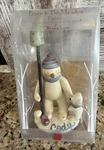 Christmas Snowman Russ Peace The Meadow Figuriine Cody By Bonnie Lynn 2019. Fixed Price $17.60.