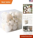 Christmas Balls Ornaments 36PCS Shatterproof Xmas Tree Decorations For Holiday. Fixed Price $48.55.