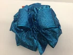 Holiday Time Teal Glitter Wired Edge Christmas Gift Bow Package Wedding Fancy. Fixed Price $12.99.