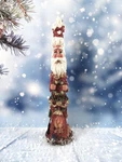Ganz Resin Brick Fireplace Chimney Santa Ornament Figure Hand Painted 5.25 Inch. Fixed Price $17.26.