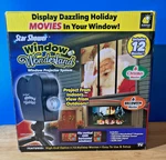 Halloween / Christmas Star Shower Window Wonderland Projector System - Open Box. Fixed Price $23.95.