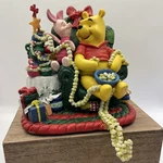 Disney Winnie The Pooh & Piglet Christmas Stocking Hanger 1998 Boxed. Fixed Price $19.00.