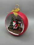 Ashland Christmas Table Decor Santa With Tree Fireplace Scene. Fixed Price $12.00.