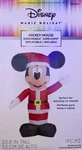 Disney Magic Holiday Mckey Mouse Airdorable Inflatable 22.8-INCHES Tall New. Fixed Price $49.99.