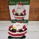 Fitz & Floyd Ceramic Holiday Christmas Gifts From Santa Canap Plate Platter. Fixed Price $9.99.