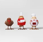 3 Pack Christmas Featherly Friends Birds Cocoa Candy Cane Target Wondershop 2025. Fixed Price $14.99.