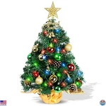 Agirl 22" Mini Christmas Tree With 30 Led Lights & Star Topper - Holiday Decor. Fixed Price $46.88.