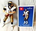 Hallmark Keepsake Nfl Football Legends Ornament St Louis Rams Kurt Warner New. Fixed Price $5.00.