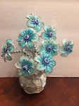 Turkish Blue Evil Eye Light Flower Money Fortune Tree 6.5 (h). Fixed Price $18.95.