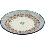 Polish Pottery Dinner Plate 10 -inch Ceramika Artystyczna Rose Wreath Unikat. Fixed Price $107.67.