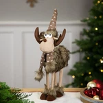 Northlight Standing Four Legged Moose Christmas Figure - 19" Brown White. Fixed Price $50.39.