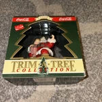 Nib 1995 Coca Cola Trim Tree Collection 1964 Christmas Ornament Santa Child. Fixed Price $5.95.