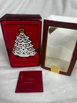 Lenox Tea Light Christmas Tree Candle Holder Home Decor White & Gold In Box. Fixed Price $12.99.