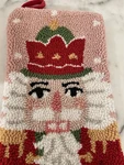 Peking Handicraft Nutcracker Hook Stocking 20IN Pink Christmas Holiday Decor Nip. Fixed Price $48.00.
